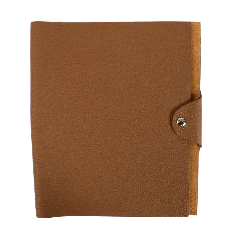 Hermès Gold Ulysse MM Notebook Cover