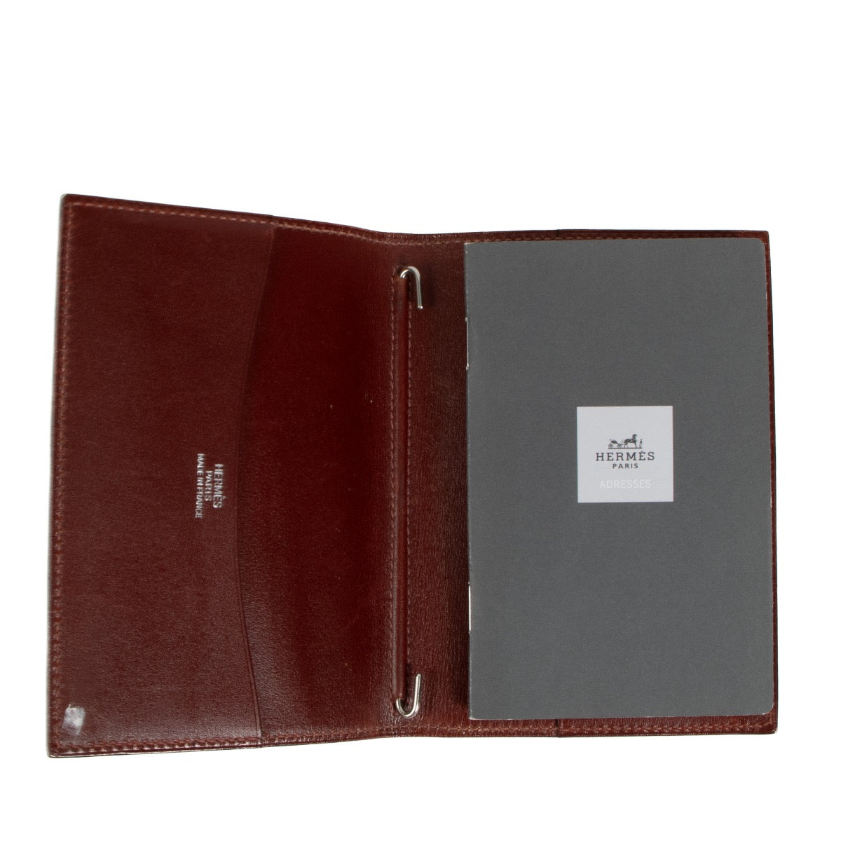 Hermès Black/Rouge H Box Simple PM Verso Agenda Cover