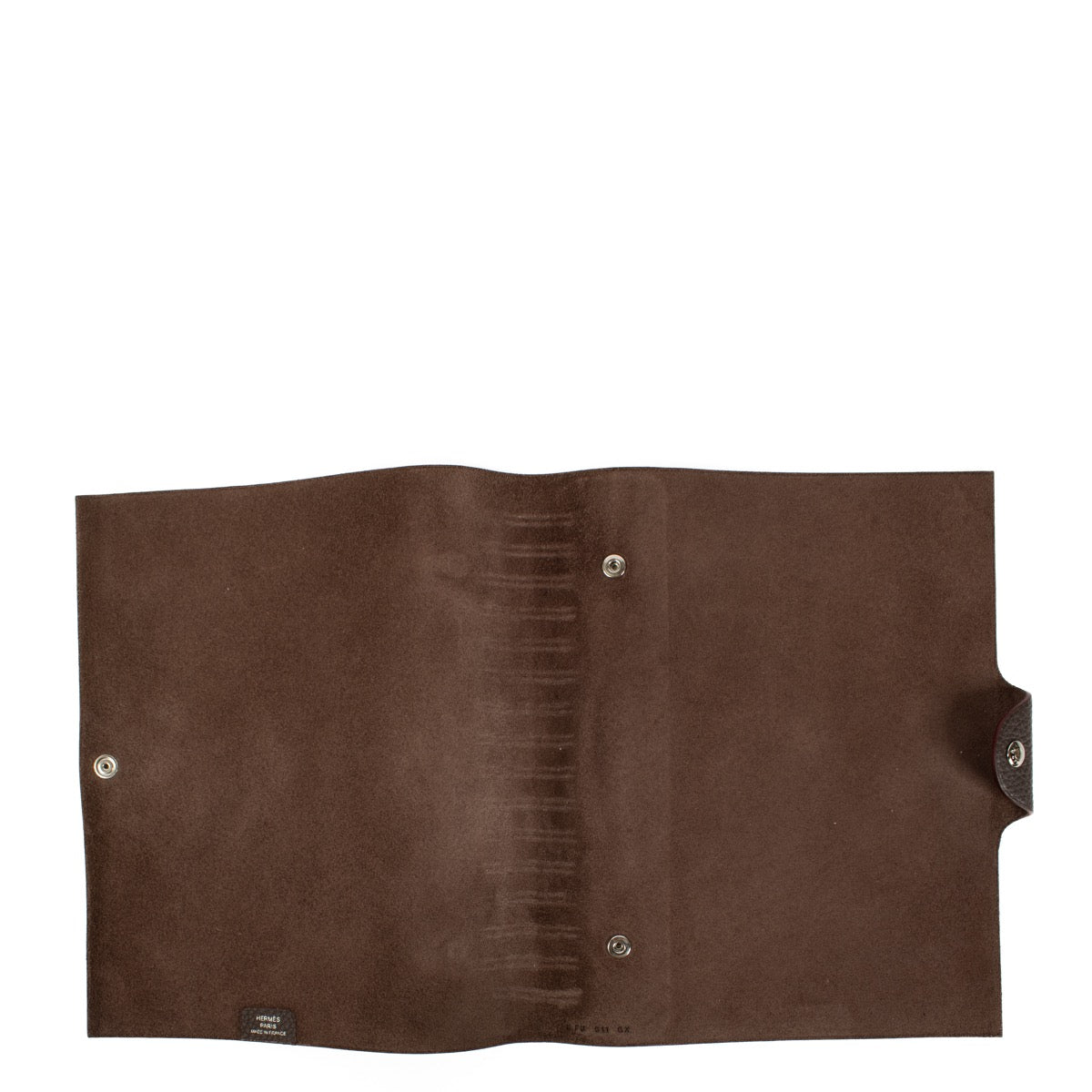 Couverture de carnet Hermès Ulysse MM marron
