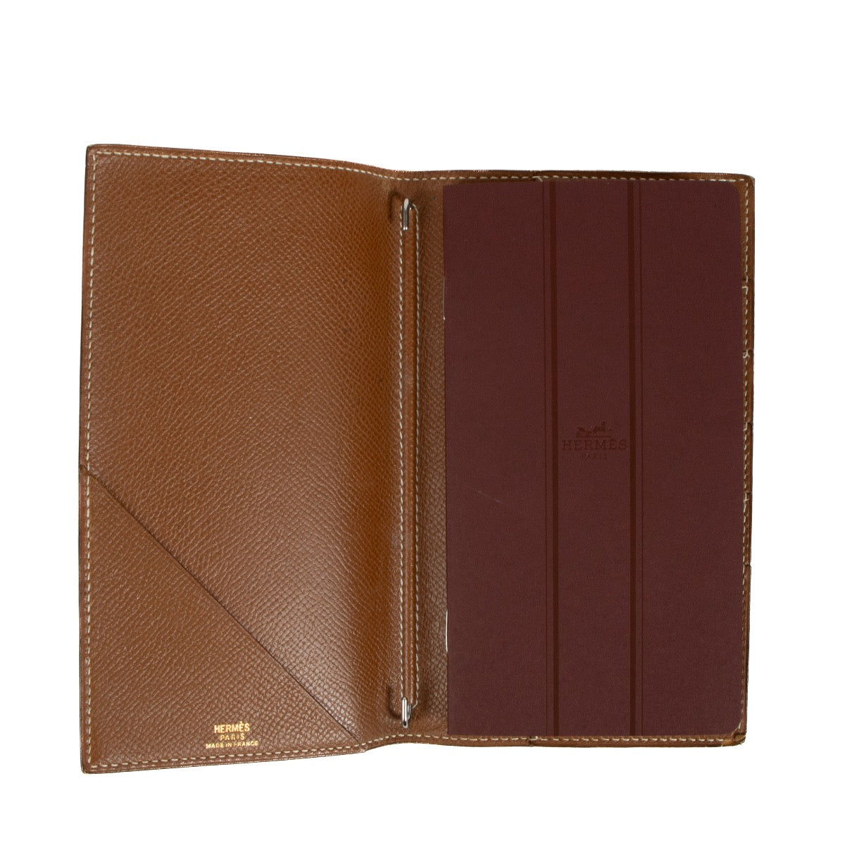 Hermès Gold Courchevel Agenda Cover