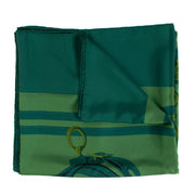 Shop safe online at Labellov in Antwerp, Brussels and Knokke this 100% authentic second hand Hermès Green Brides de Gala Silk Scarf 140