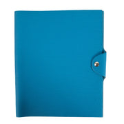 Authentic second hand Hermès Dark Turquoise Blue Ulysse MM Notebook Cover on Labellov.com