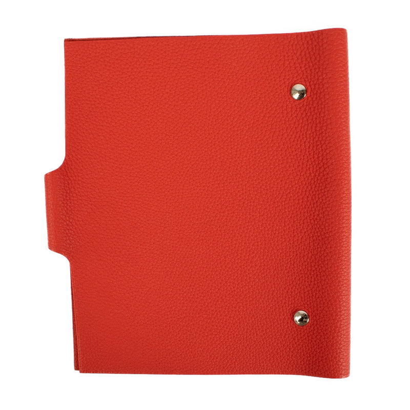 Authentic second hand Hermès Ulysse MM Notebook Cover Red on Labellov.com