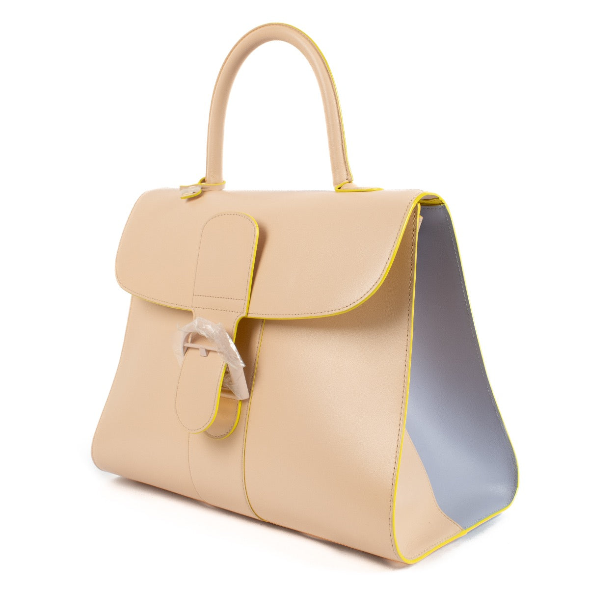 Authentic second hand Delvaux Lilas/Ivory Box Calf Brillant GM Biface on Labellov.com