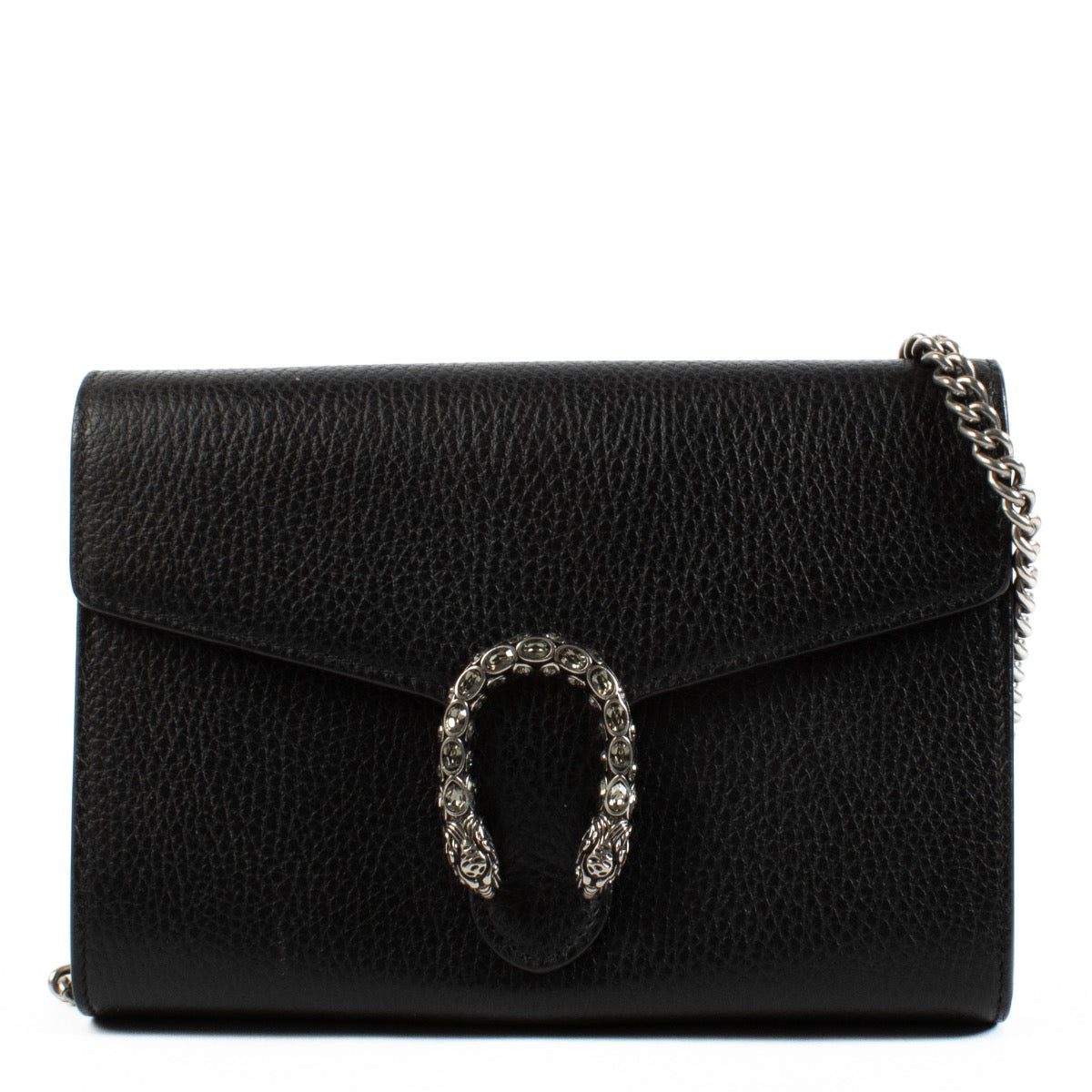 Authentic second hand Gucci Black Dionysus Wallet On Chain on Labellov.com