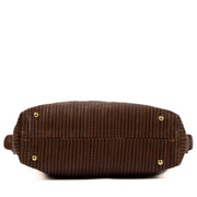 Shop 100% authentic second-hand Delvaux Brown Toile de Cuir Top Handle on Labellov.com
