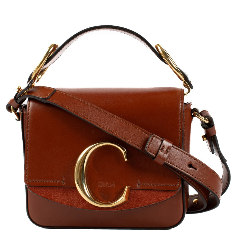 Shop 100% authentic secondhand Chloé Sepia Brown Mini C Bag on Labellov.com