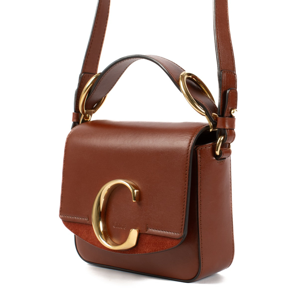 Shop 100% authentic secondhand Chloé Sepia Brown Mini C Bag on Labellov.com
