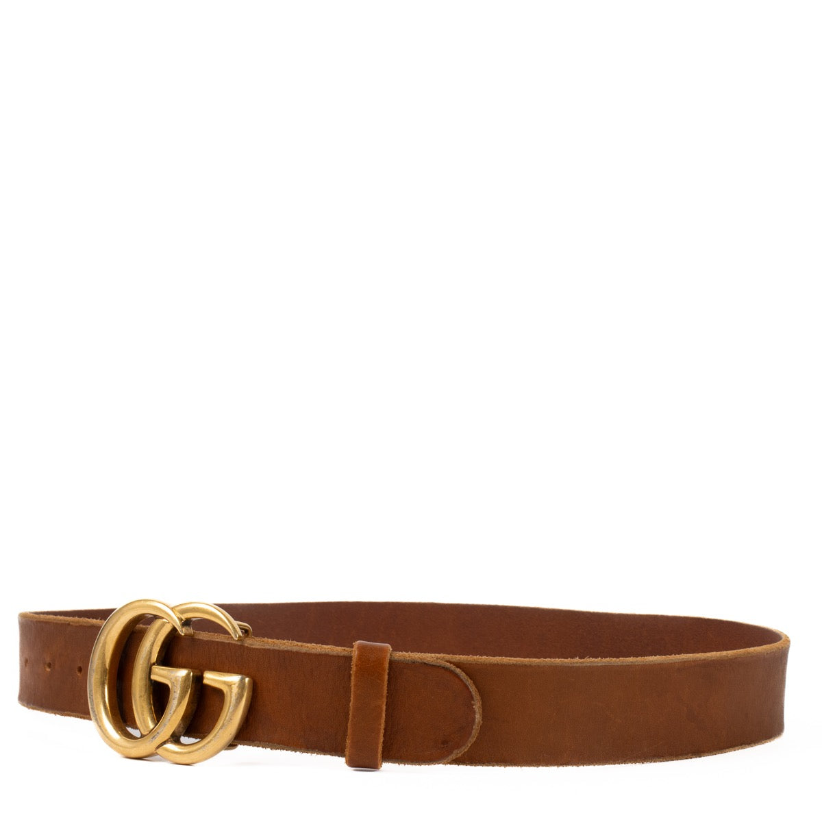 shop 100% authentic second hand Gucci Brown GG Belt - Size 85 on Labellov.com