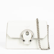 Authentic pre-loved Jimmy Choo White Goat Leather Madeline Bag on Labellov.com
