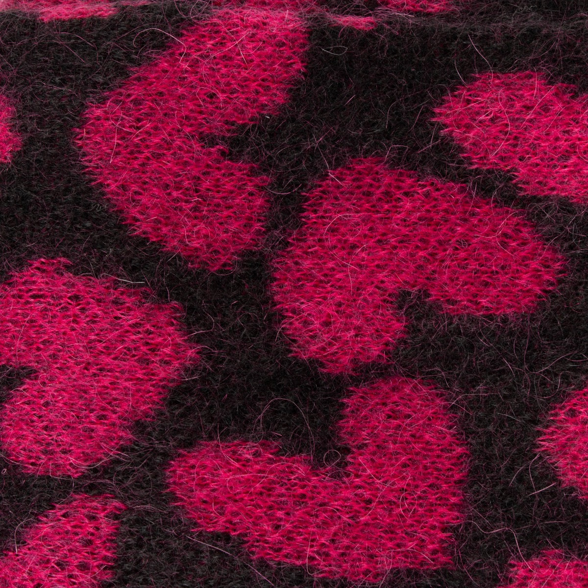 Authentic pre-loved Saint Laurent FW14 Black/Pink Heart Long Scarf on Labellov.com