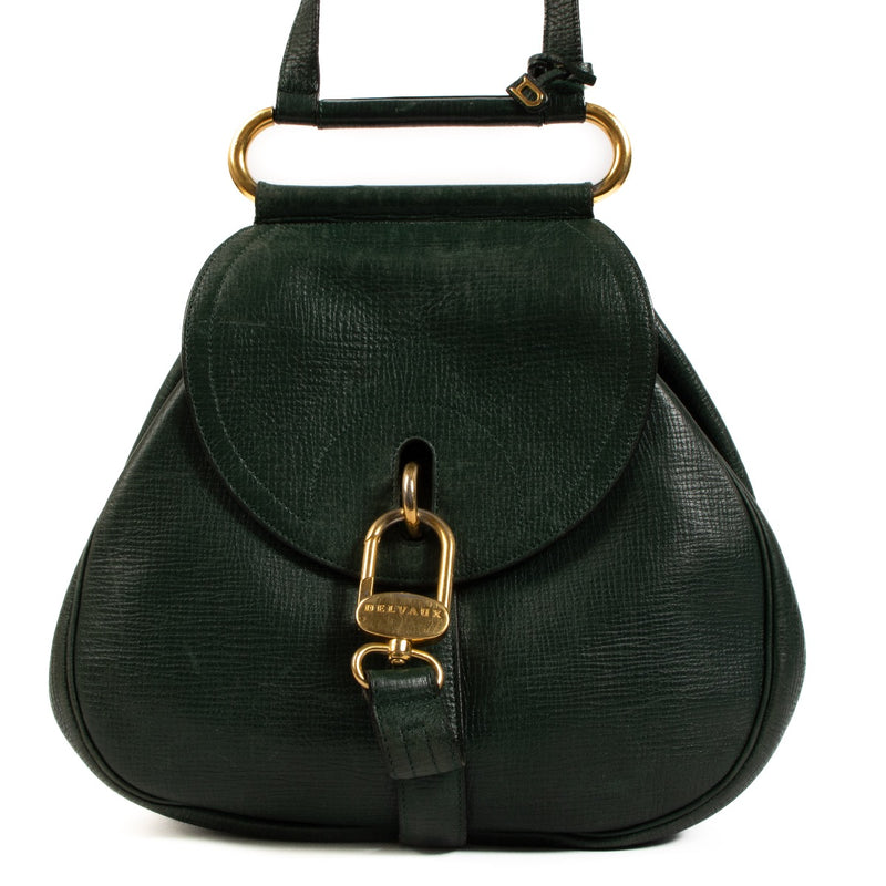 shop 100% authentic second hand Delvaux Green Cerceau Bag on Labellov.com
