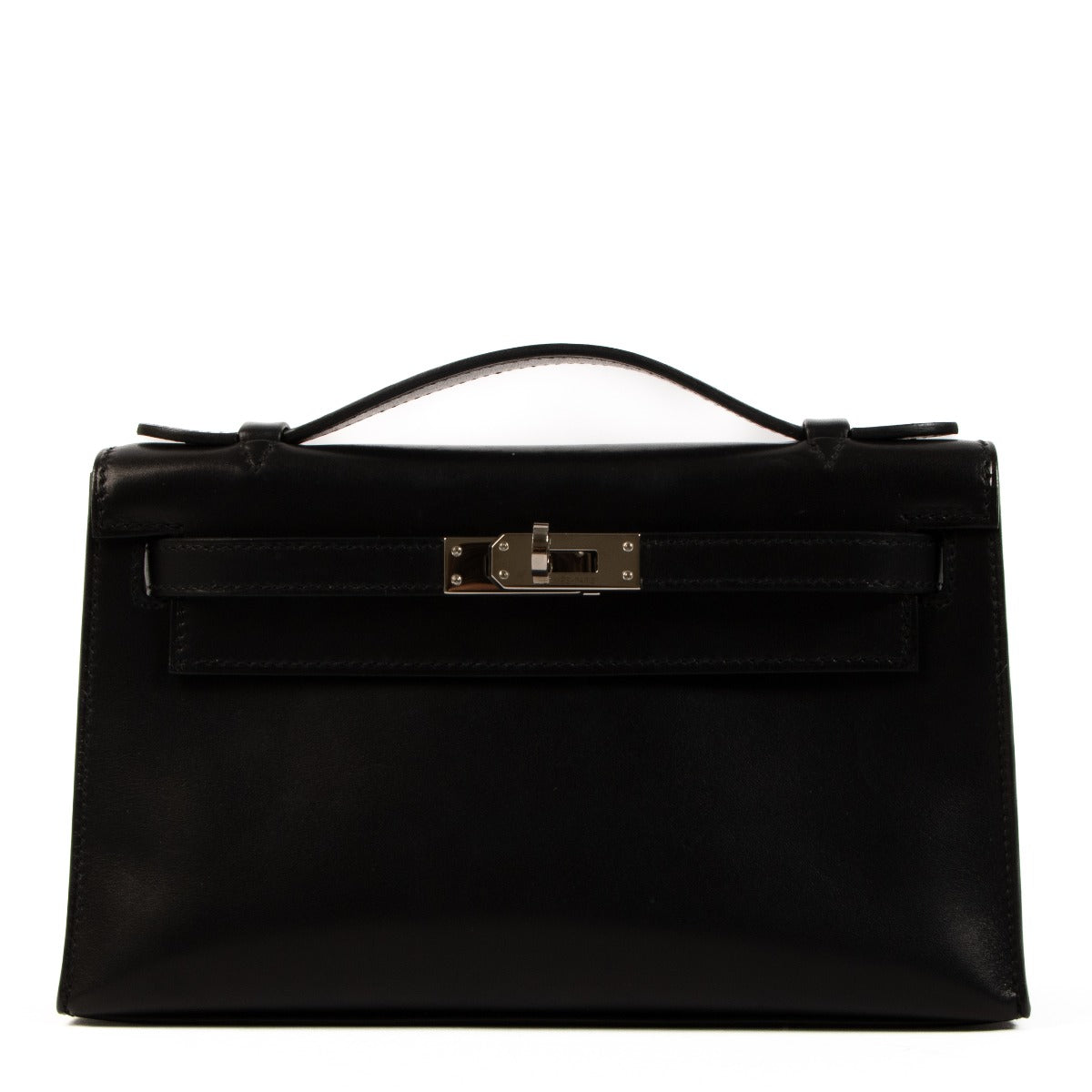 Hermès 2008 Kelly Mini Pochette Black Swift