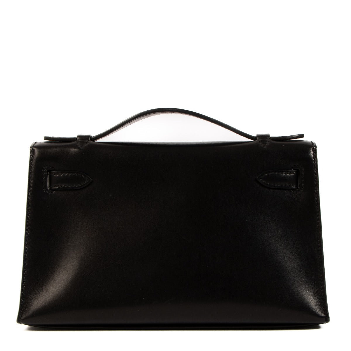 Authentic second hand vintage Hermès Kelly Mini Pochette Black Swift on www.labellov.com