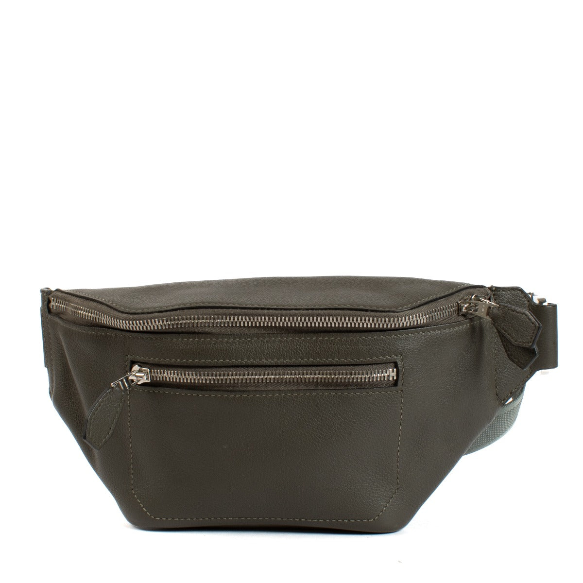 Hermès Cityslide Cross PM Vert de Gris Taurillon Cristobal PHW