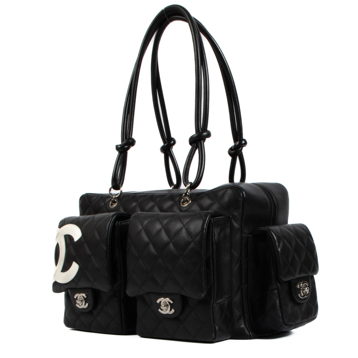 shop 100% authentic second hand Chanel Black Cambon Reporter Camera Bag on Labellov.com