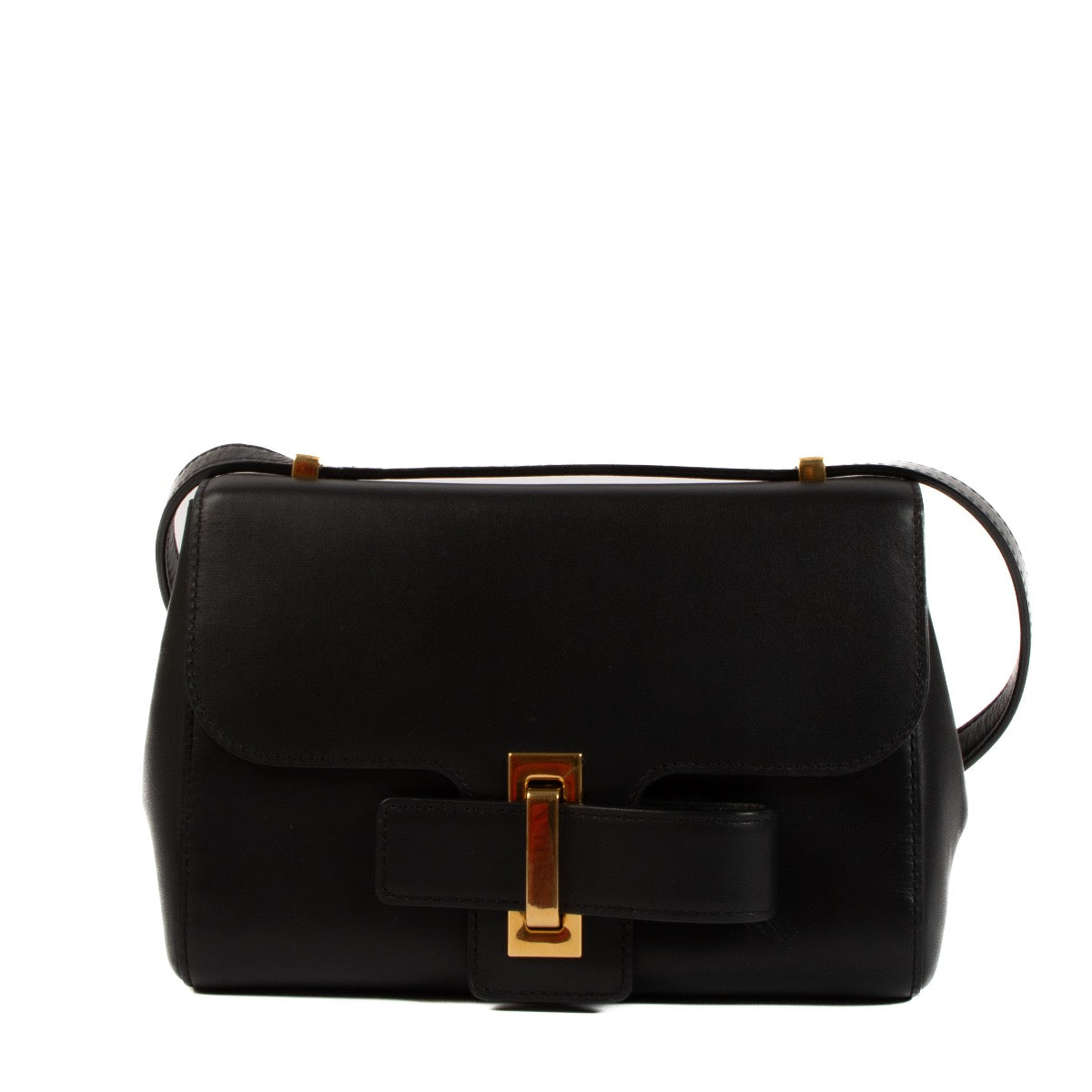 Buy real authentic Delvaux Black Cadence Simplissime City Mini Bag safe online at Labellov.com