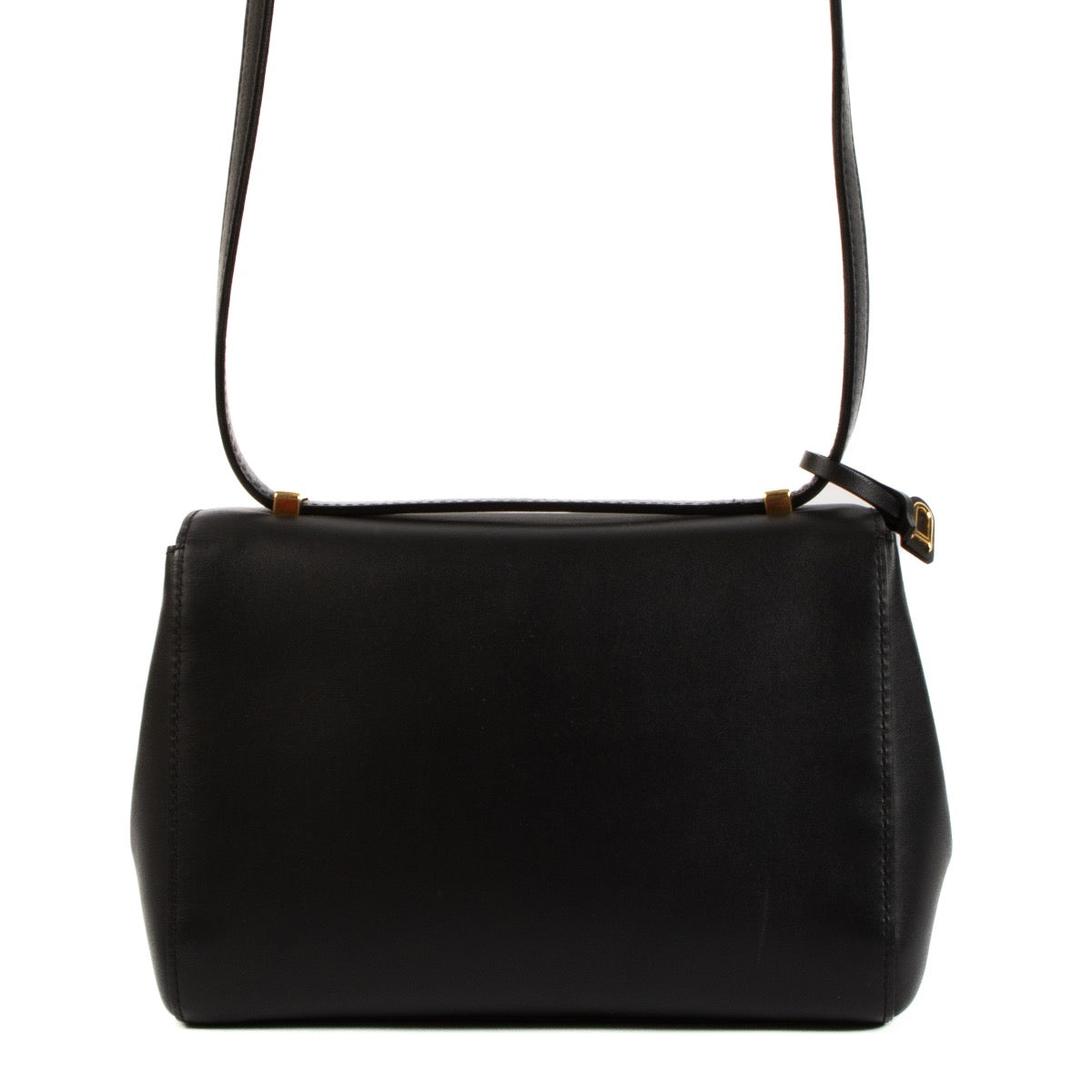 Buy real authentic Delvaux Black Cadence Simplissime City Mini Bag safe online at Labellov.com