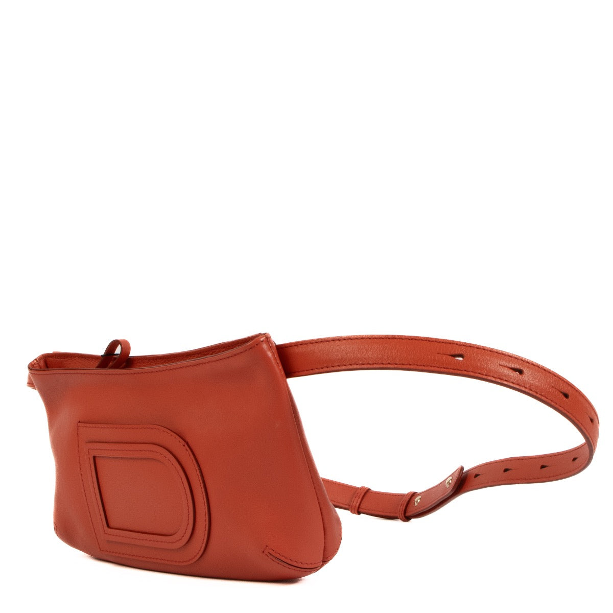 Buy real authentic Delvaux Sunset Allure Louise Pochette Ceinture Belt Bag safe online at Labellov.com