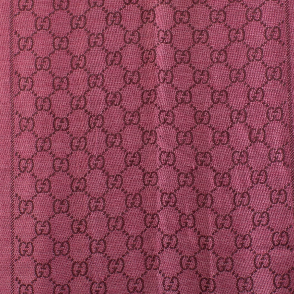 shop 100% authentic second hand Gucci Pink Monogram Wool GG Scarf on Labellov.com