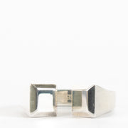Authentic Preloved Hermès Clou de Forge Large Ring - Size 55 on labellov.com