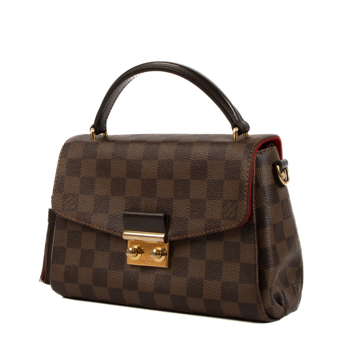 Buy real authentic Louis Vuitton Damier Ebene Croisette Crossbody bag safe online at Labellov.com in very good condition