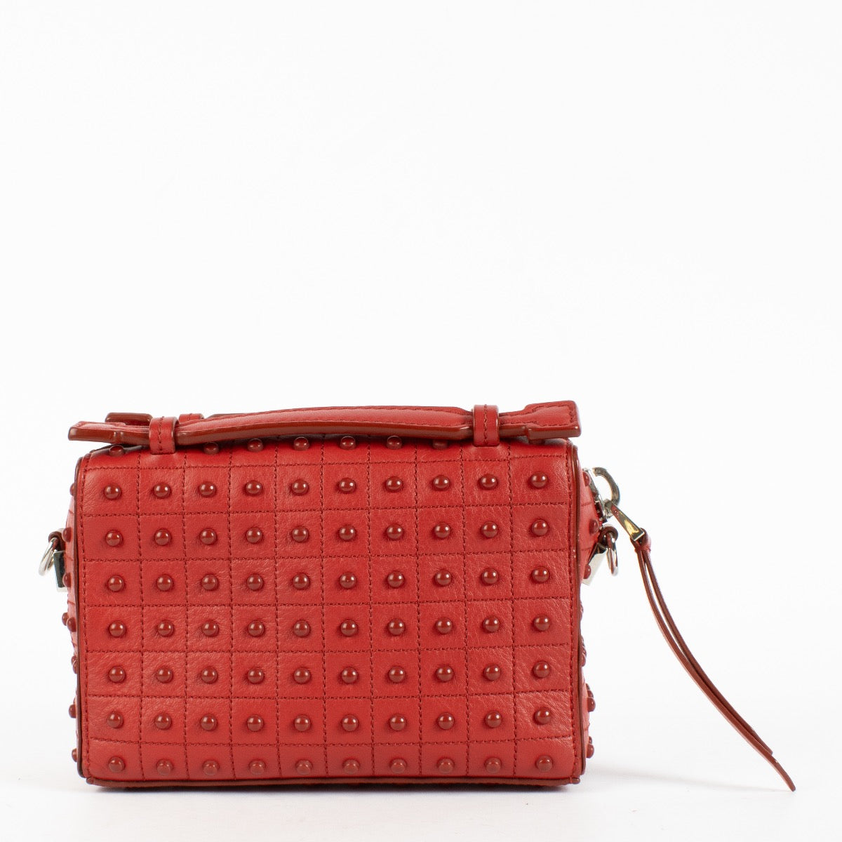 Authentic Preloved Tod's Red Gommino Micro Bag on Labellov.com