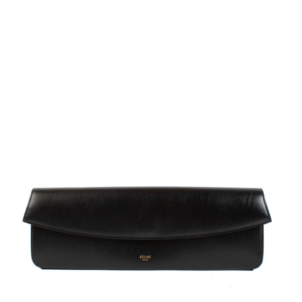 Shop safe online at Labellov in Antwerp, Brussels and Knokke this 100% authentic second hand Celine Black Smooth Calfskin Evening Clutch