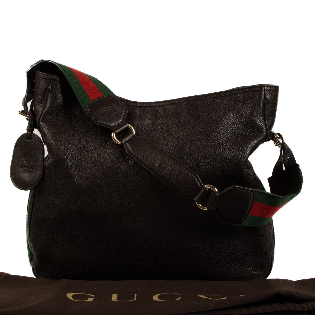 Shop 100% authentic secondhand Gucci Brown Web Hobo Bag on Labellov.com