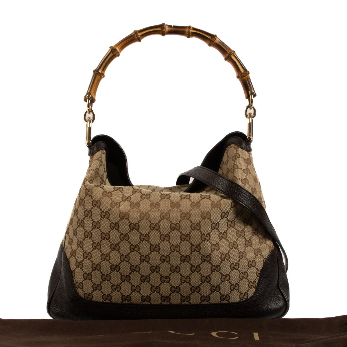 Shop 100% authentic second-hand Gucci GG Canvas Diana Shoulder Bag on Labellov.com