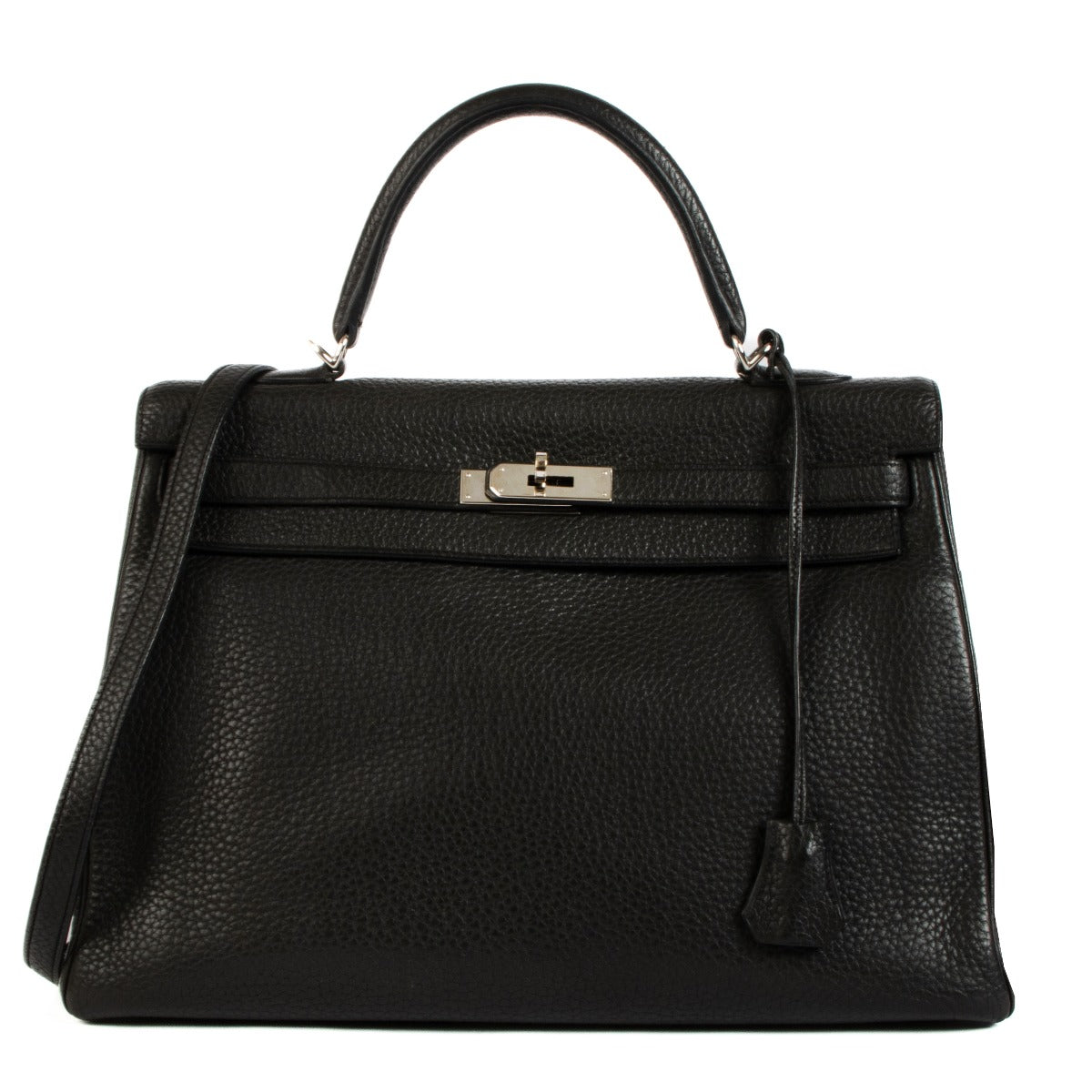 Hermès Kelly 35 Black Taurillon Clemence