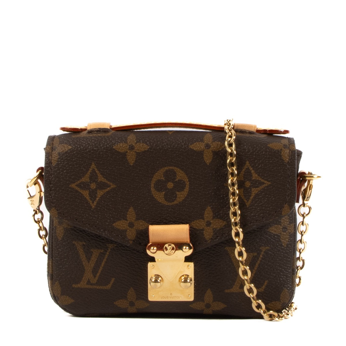 Buy real authentic Louis Vuitton Monogram Micro Métis Pochette in very good condition at Labellov.com
