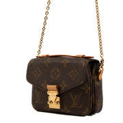 Buy real authentic Louis Vuitton Monogram Micro Métis Pochette in very good condition at Labellov.com