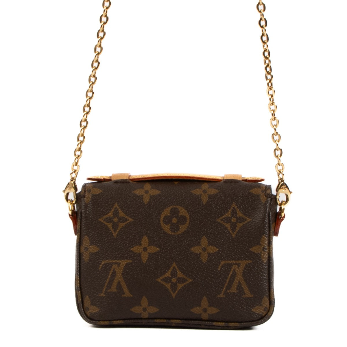 Buy real authentic Louis Vuitton Monogram Micro Métis Pochette in very good condition at Labellov.com