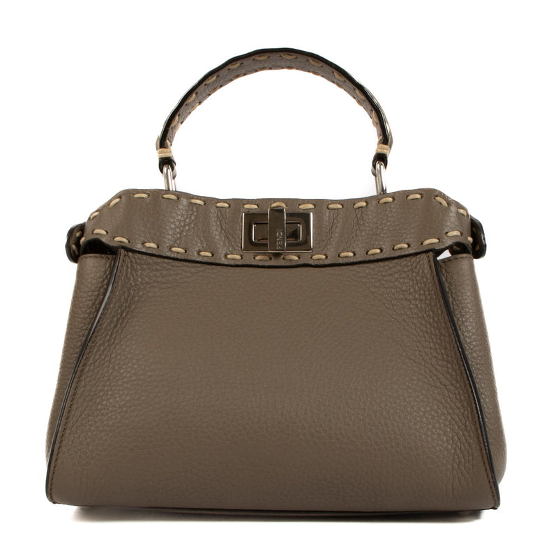 Shop 100% authentic second-hand Fendi Leather Truffle Peekaboo Mini Top handle on Labellov.com