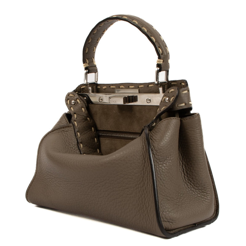 Shop 100% authentic second-hand Fendi Leather Truffle Peekaboo Mini Top handle on Labellov.com