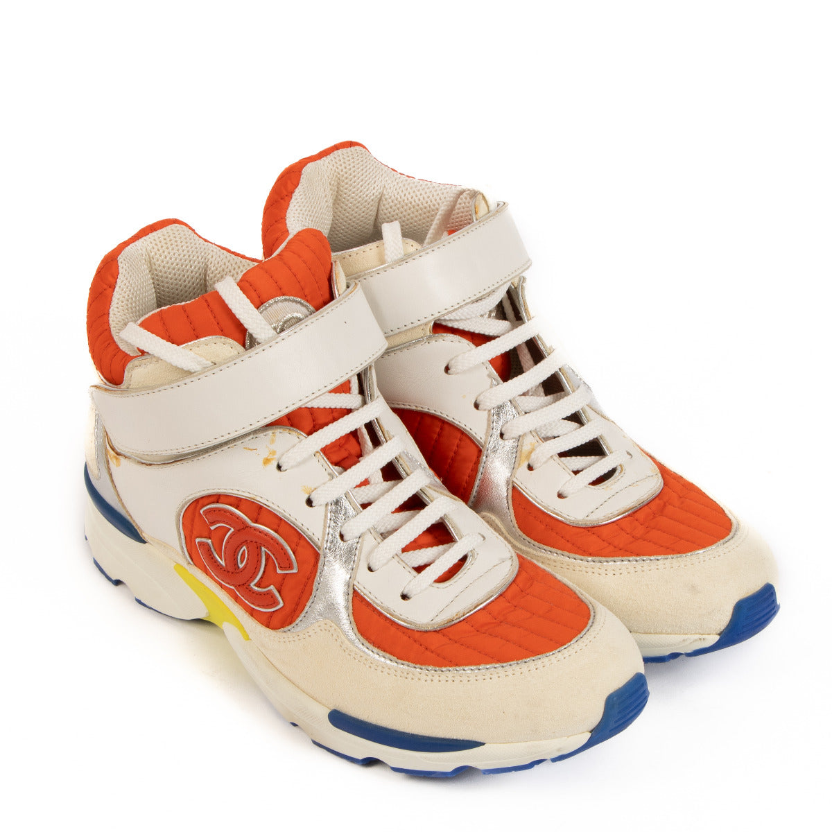 Chanel Multicolor High-Top Sneakers - size 39