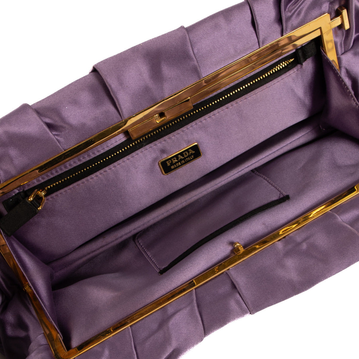 Prada Purple Clutch Bag