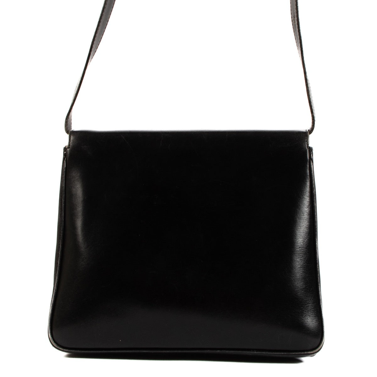 Shop 100% authentic second-hand Delvaux Festival Black Box Calf Shoulder Bag on Labellov.com