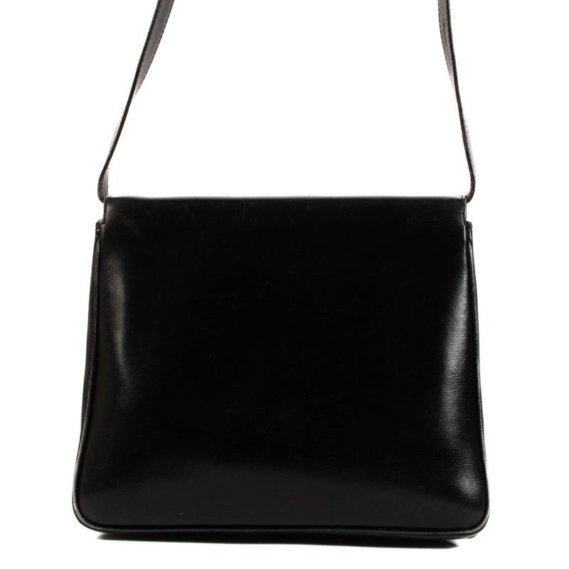 Shop 100% authentic second-hand Delvaux Festival Black Box Calf Shoulder Bag on Labellov.com