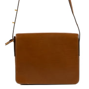 Shop 100% authentic second-hand Delvaux Cognac Grained Shoulder Bag on Labellov.com