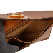 Shop 100% authentic second-hand Delvaux Cognac Grained Shoulder Bag on Labellov.com