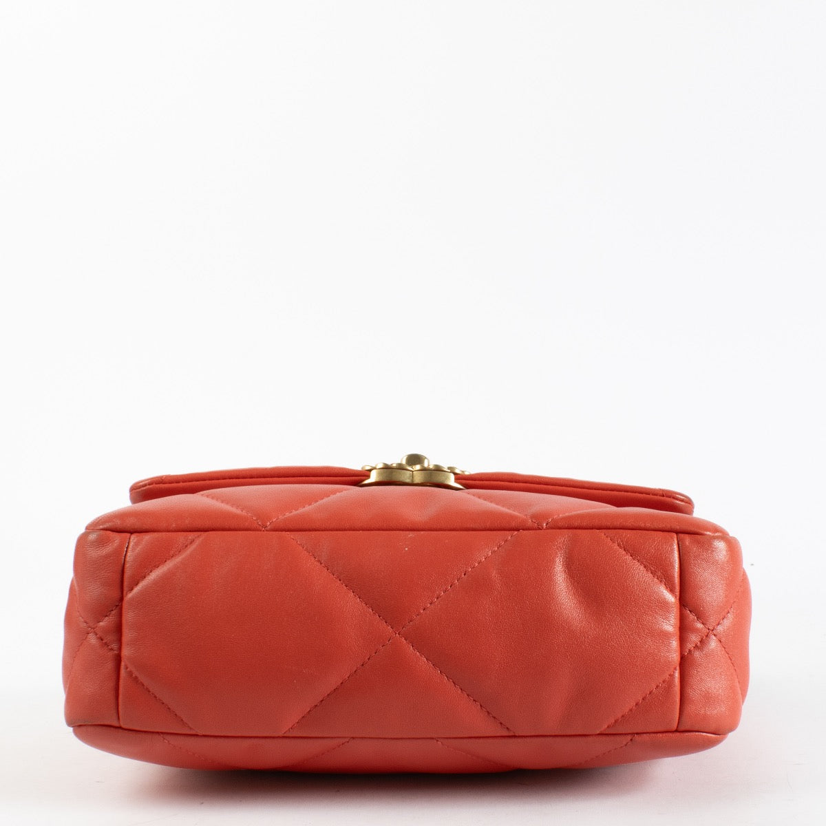 Authentic Preloved Chanel Coral Small Chanel 19 Bag on Labellov.com