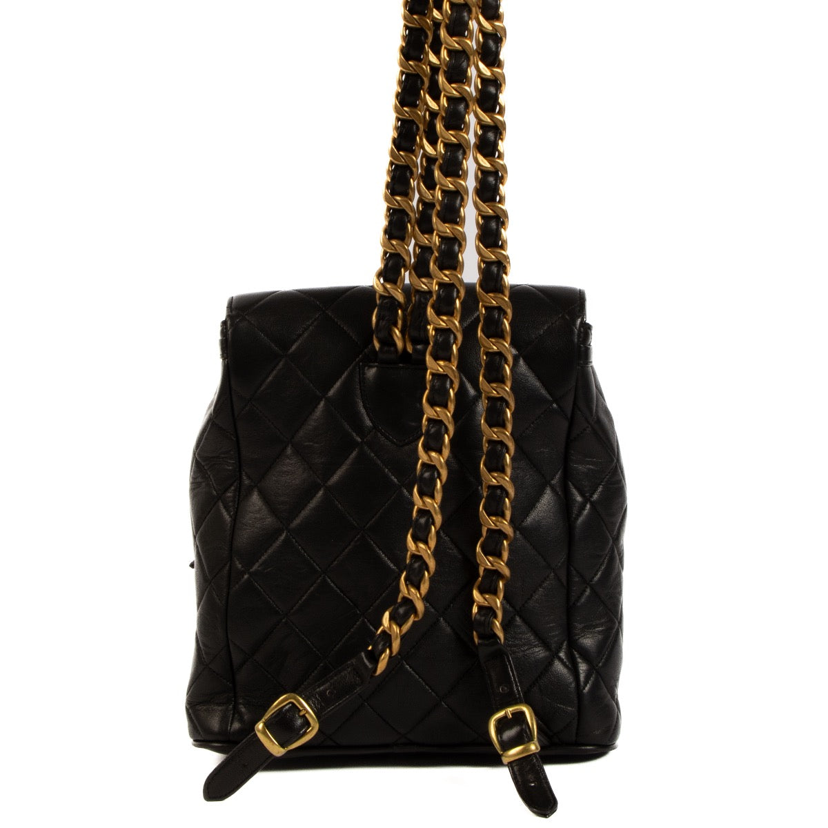 Shop 100% authentic second-hand Chanel Black Quilted Backpack on Labellov.com