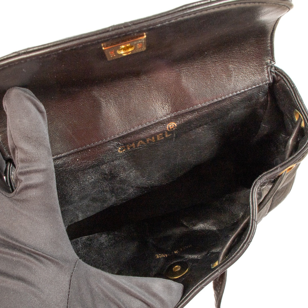 Shop 100% authentic second-hand Chanel Black Quilted Backpack on Labellov.com