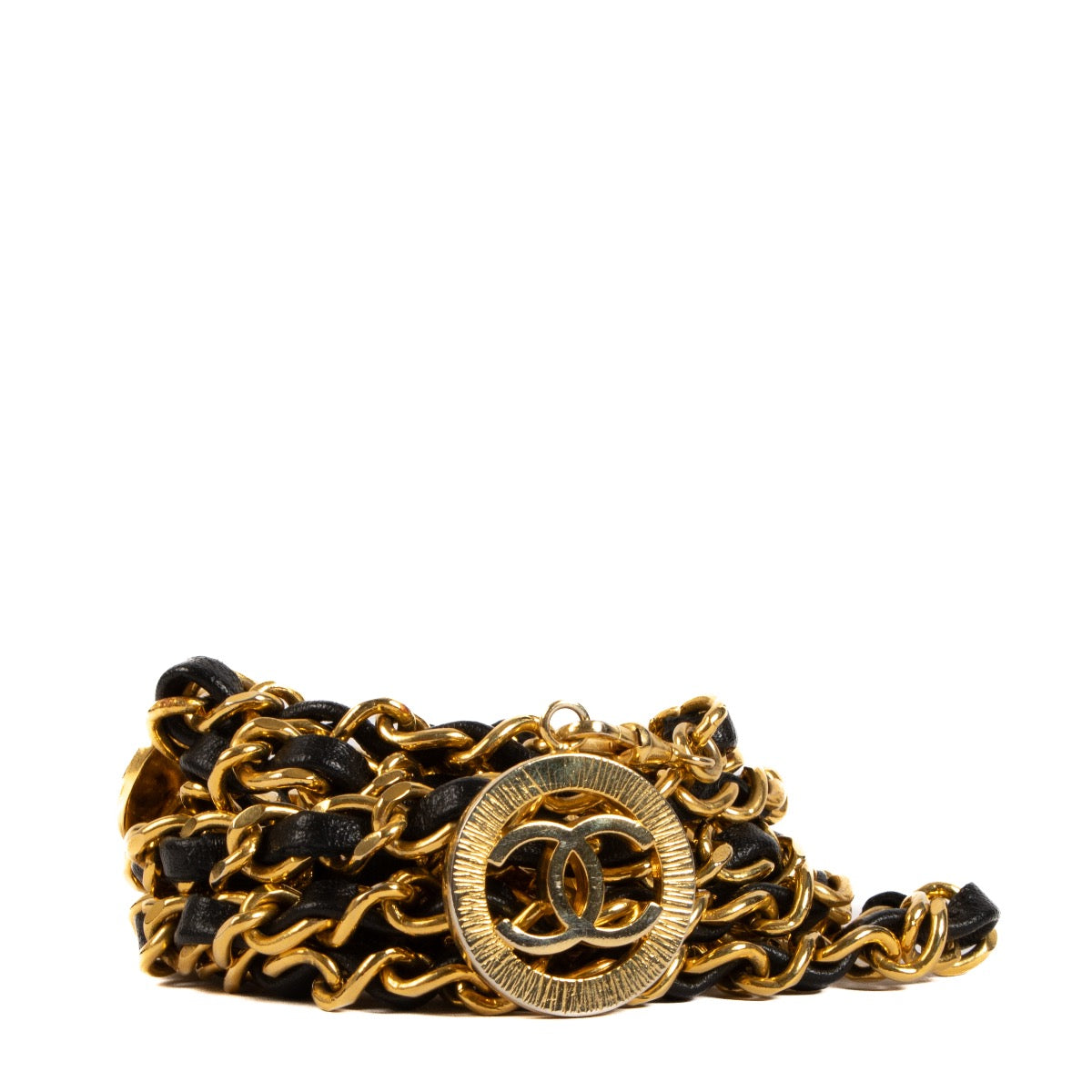 Shop 100% authentic secondhand Chanel Black CC Chain Triple Belt on Labellov.com