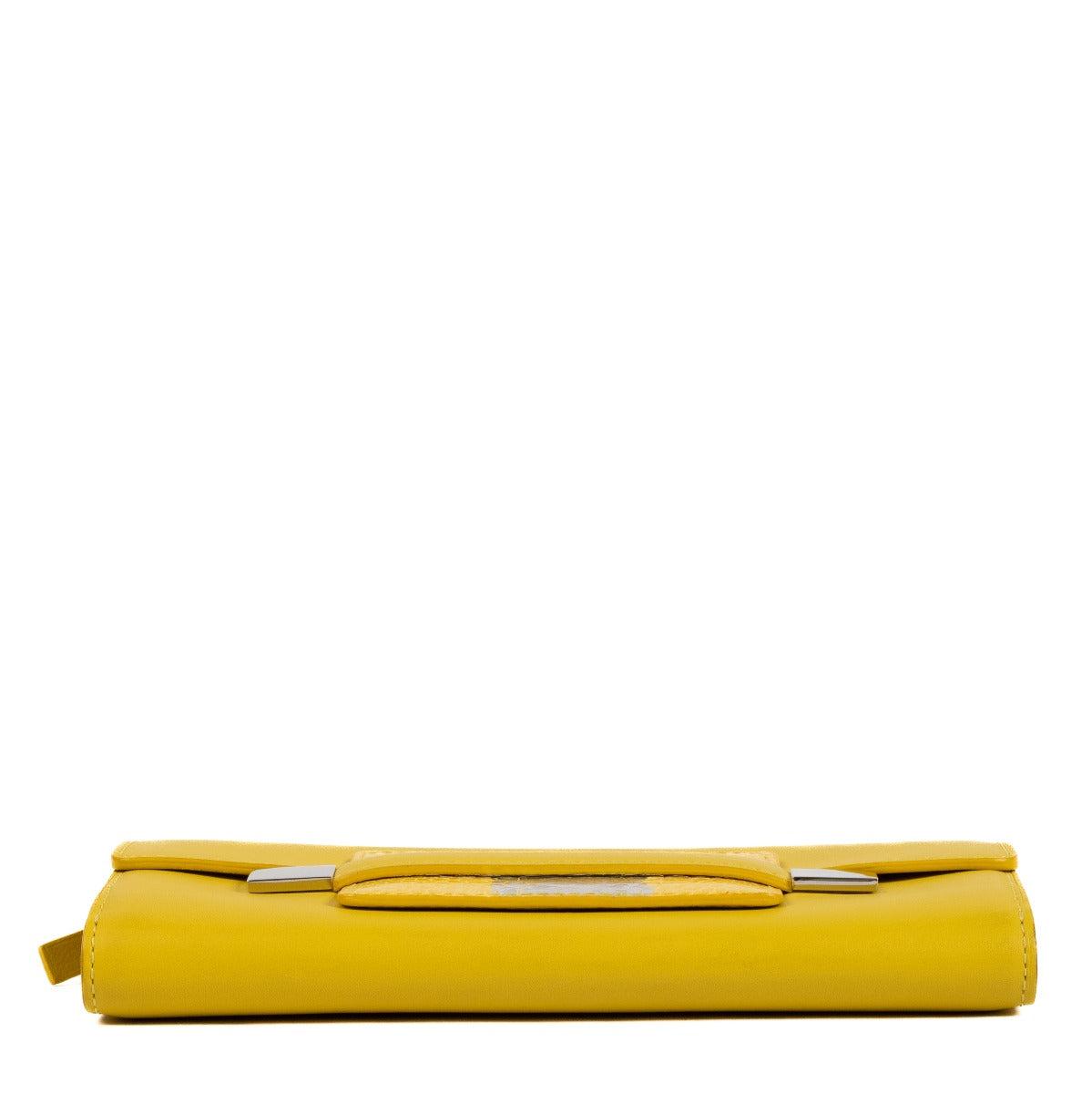 Portefeuille Madame Delvaux Mimosa Polo/Cuir de patte d'autruche
