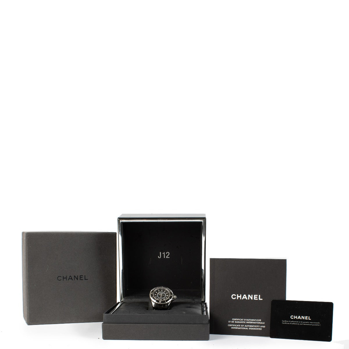 Shop 100% authentic Chanel Black J12 Watch Diamond at Labellov.com