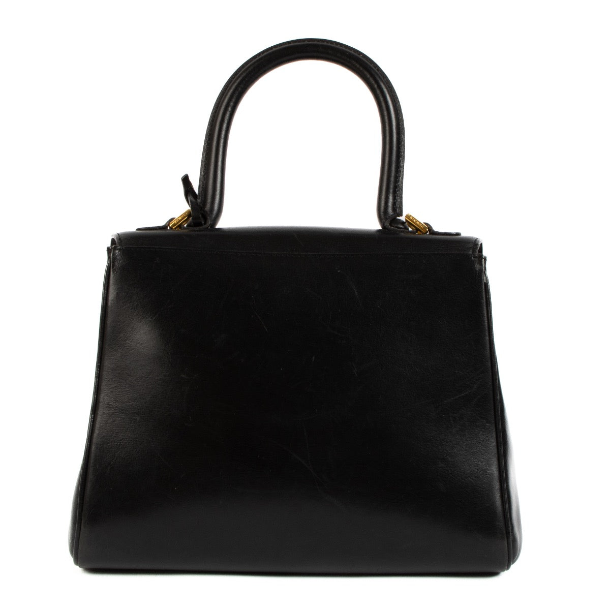 Shop 100% authentic second-hand Delvaux Vintage Brown Stripe Box Calf Brillant Bag on Labellov.com