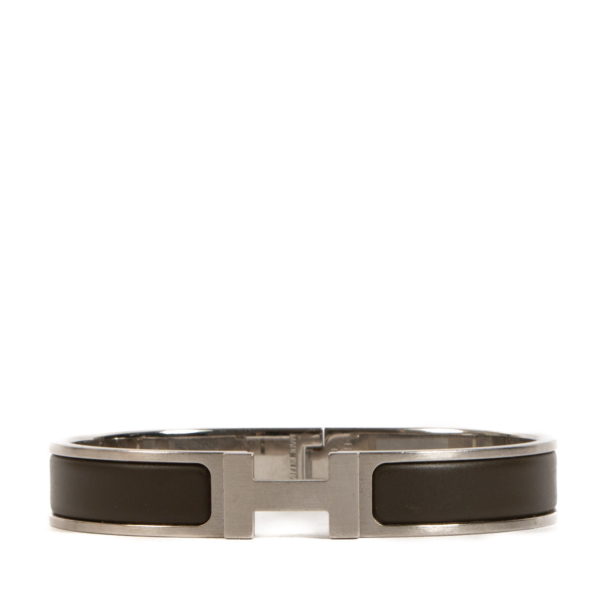 Hermès Anthracite Grey Clic H Bracelet